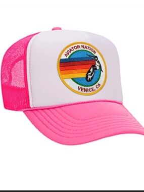 Like new AVIATOR NATION Venice, CA TRUCKER HAT
Neon pink